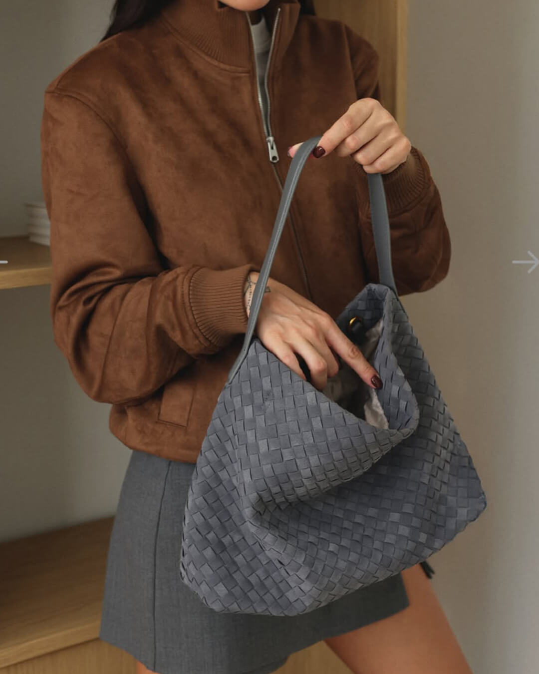 Marceline Suede Tote Bag