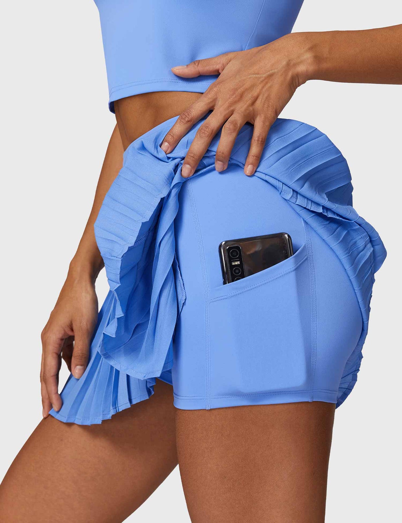 Yeoreo Crop Top Tennis Skirt Sets