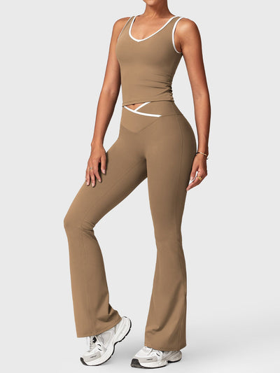 Yeoreo Alberta Contrast Trim Sports Set