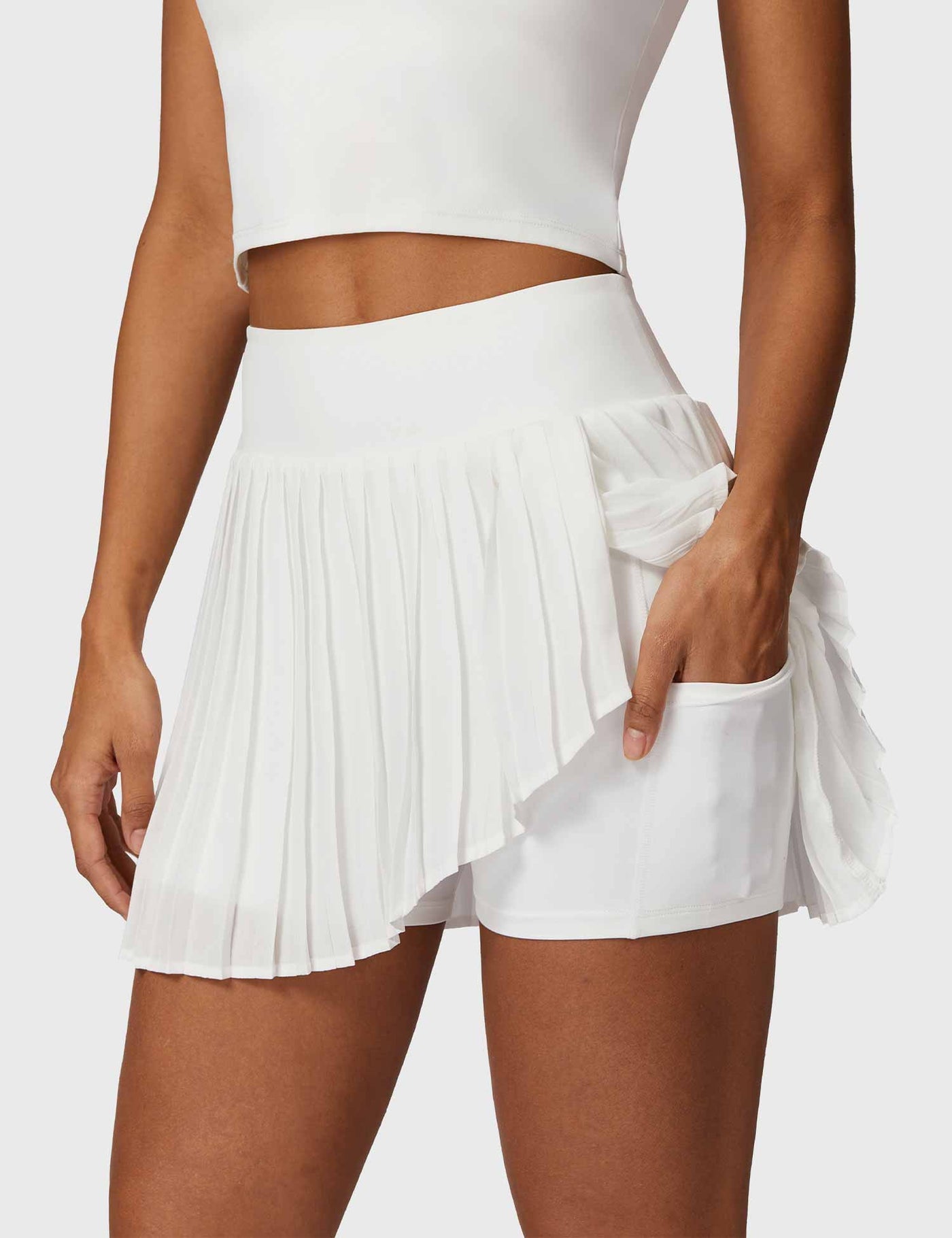 Yeoreo Crop Top Tennis Skirt Sets