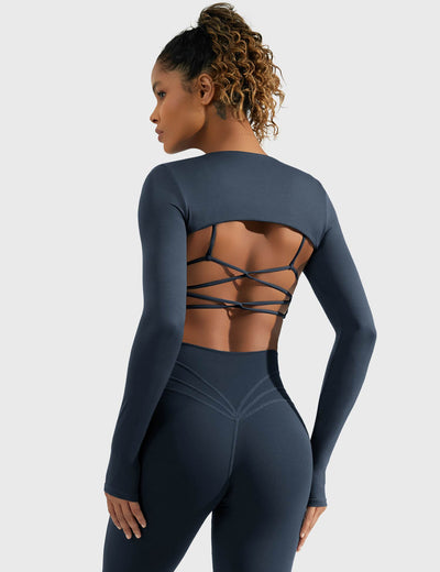 Yeoreo Crissy Long Sleeve Bolero Shrug