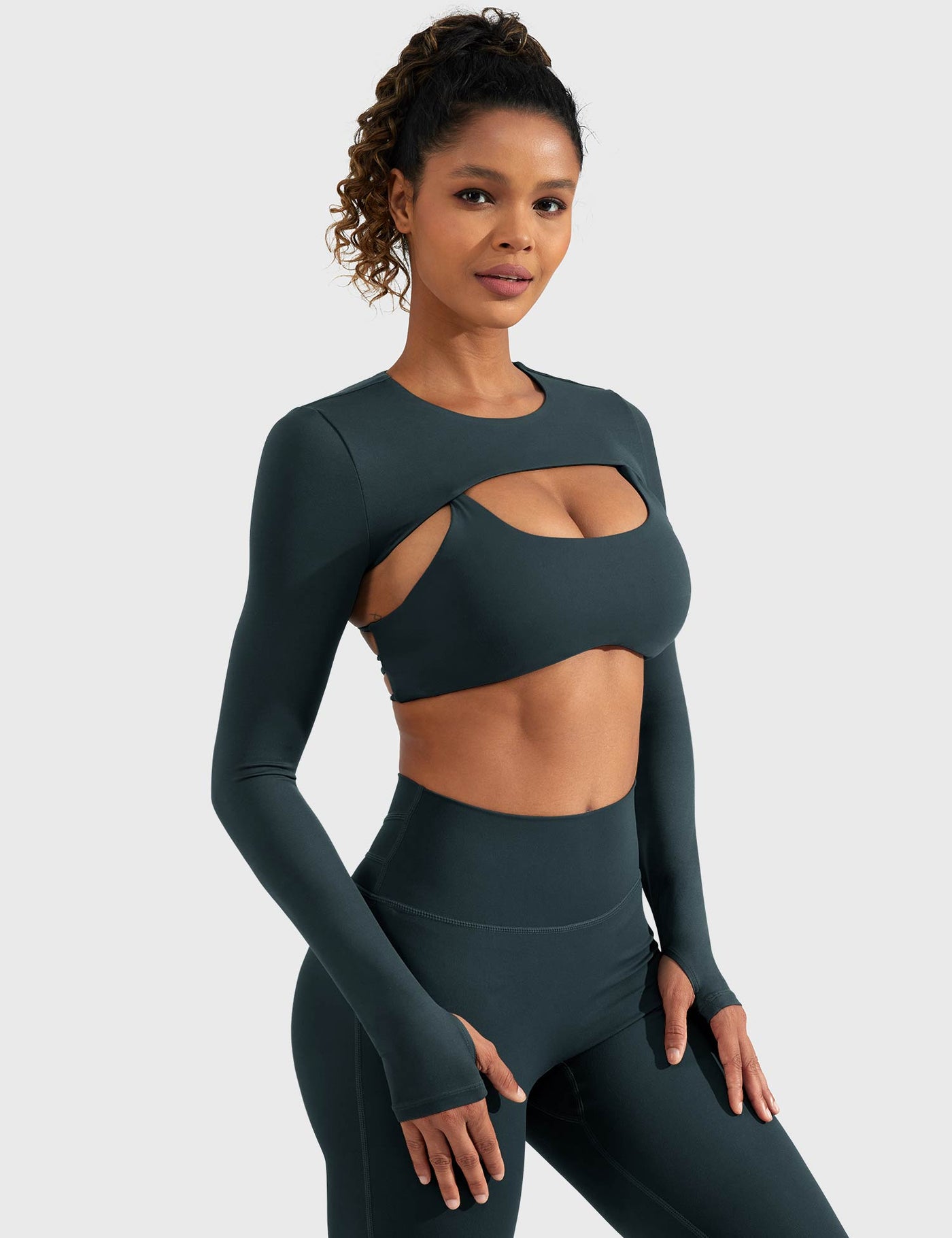 Yeoreo Crissy Long Sleeve Bolero Shrug