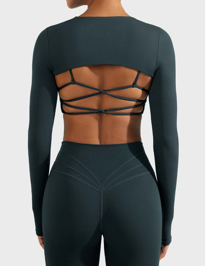 Yeoreo Crissy Long Sleeve Bolero Shrug